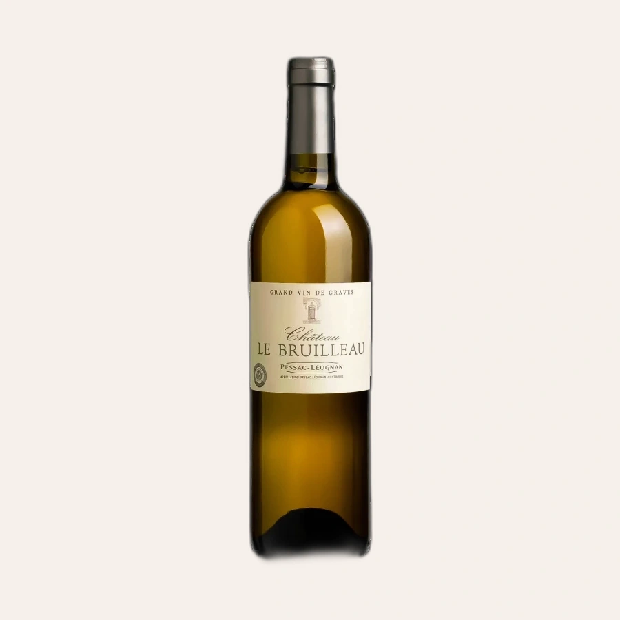 Rượu Vang Trắng Pháp Chateau Le Bruilleau Blanc Pessac Leognan