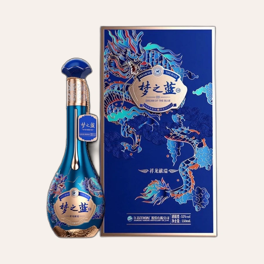 Rượu Dương Hà Mộng Chi Lam Năm Giáp Thìn 2024/ Yanghe Dream Of Blue Xianglong Xianrui 2024/ 洋河梦之蓝祥龙献瑞 2024