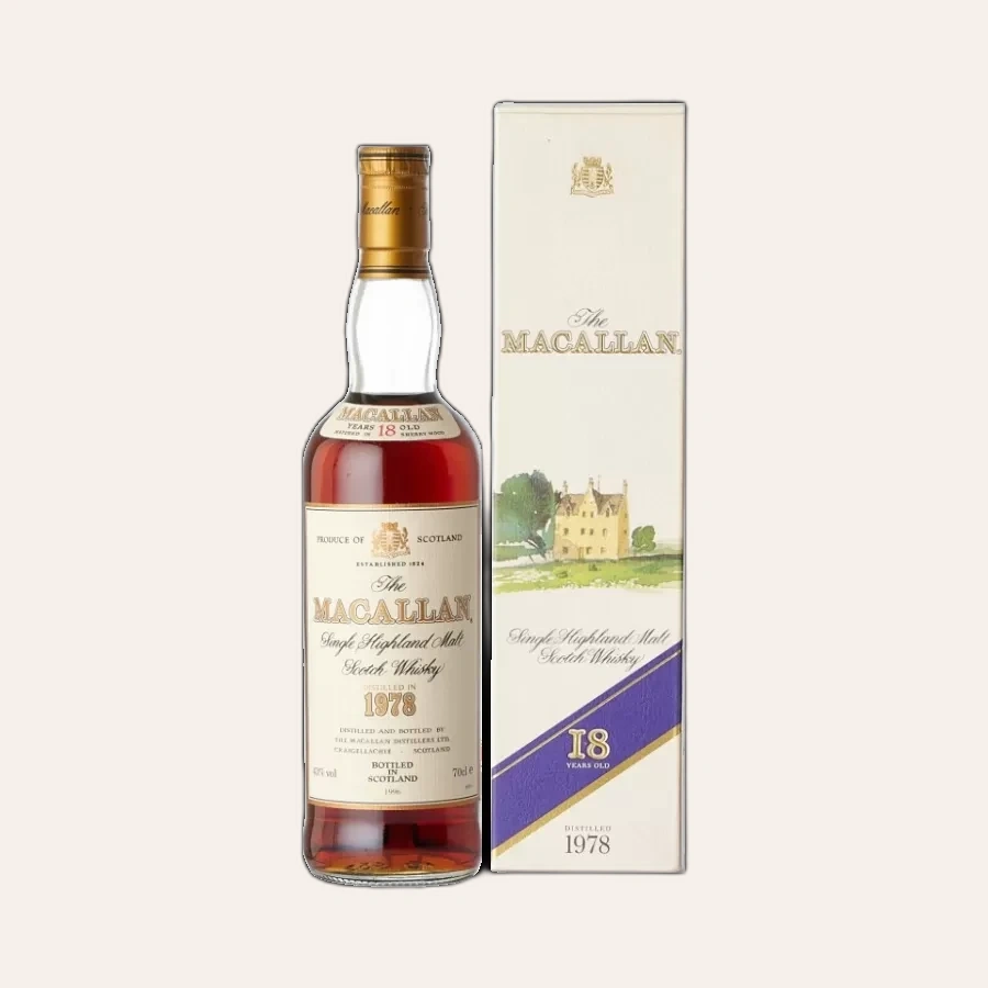 Rượu Whisky Macallan 18 Year Old 1978