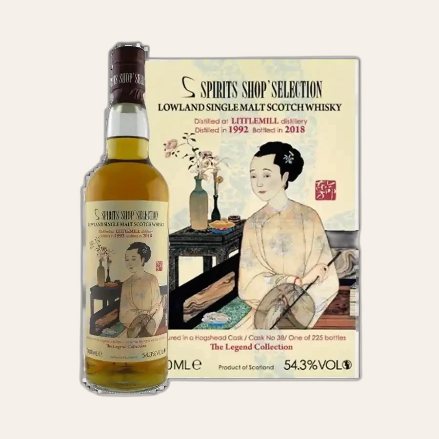 Rượu Whisky Littlemill 25 Year Old 1992 Bottled 2018 Spirits Shop Selection