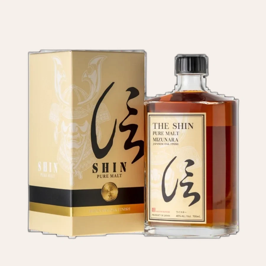 Rượu Whisky Nhật The Shin Pure Malt Mizunara Oak Finish