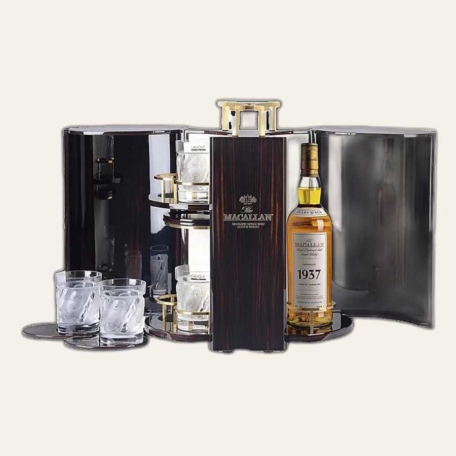 Rượu Whisky Macallan 37 Year Old Fine & Rare 1937 Kèm Set Quà Tantalus