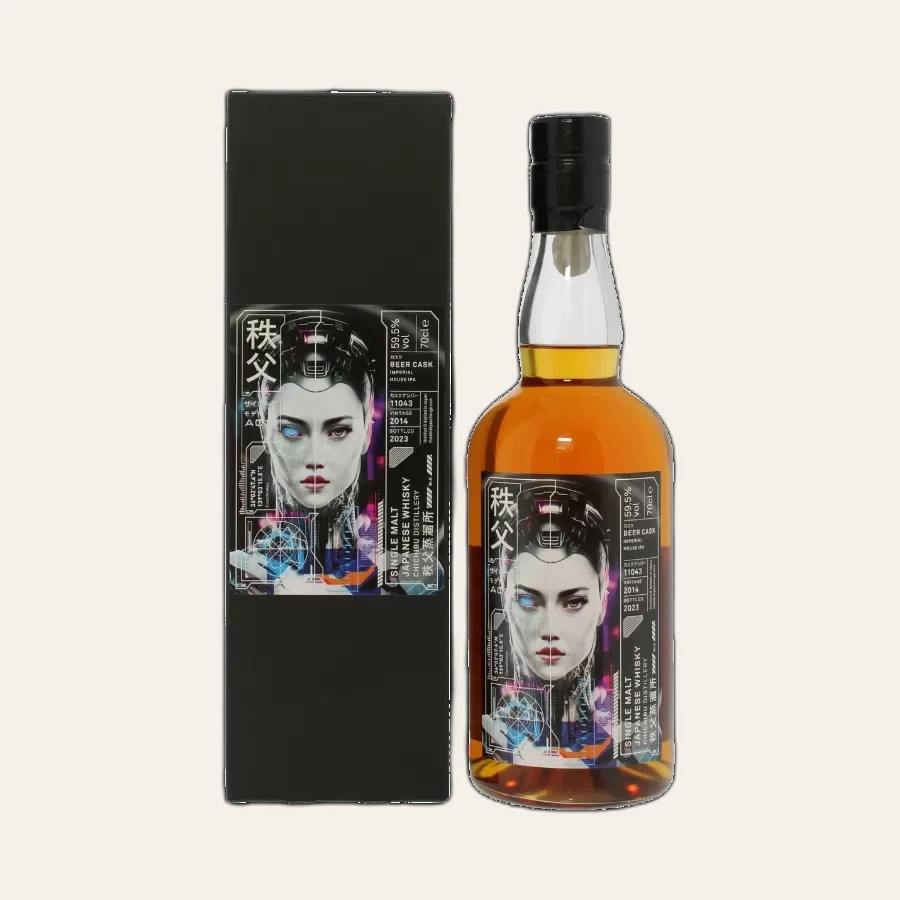 Rượu Whisky Nhật Chichibu 9 Year Old 2014 Cyborg Trilogy A01
