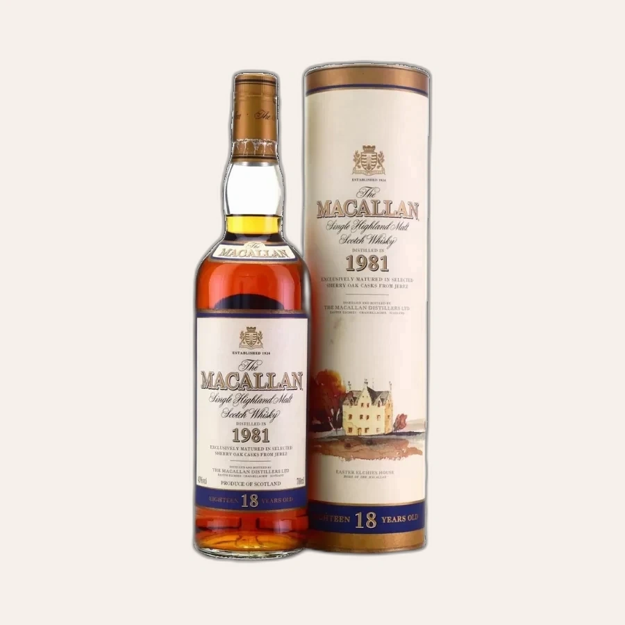 Rượu Whisky Macallan 18 Year Old 1981