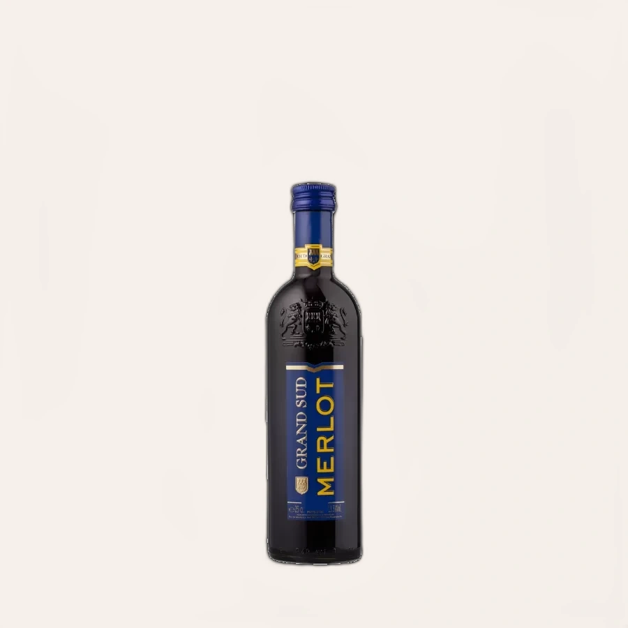 Rượu Vang Đỏ Pháp Grand Sud Merlot Pays DOC IGP 2023 250ml