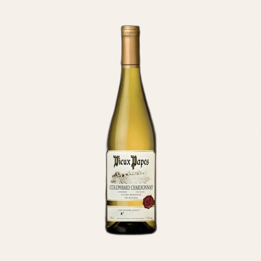Rượu Vang Trắng Pháp Vieux Papes Cuvee Reservee Colombard Chardonnay