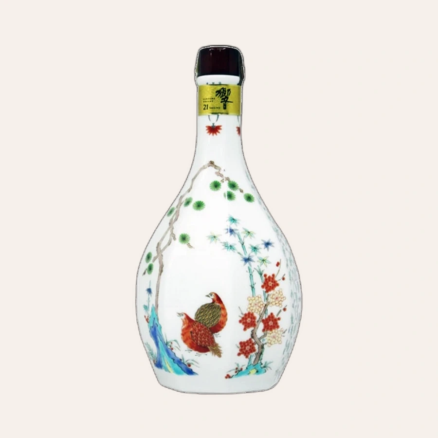 Rượu Whisky Nhật Hibiki 21 Year Old Arita Ceramic Decanter 2001 Release