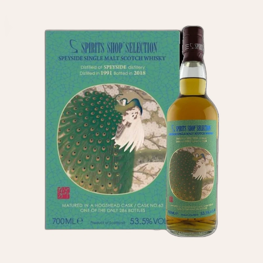 Rượu Whisky Spirits Shop Selection Speyside Malt 26 Year Old 1991 Bottled 2018