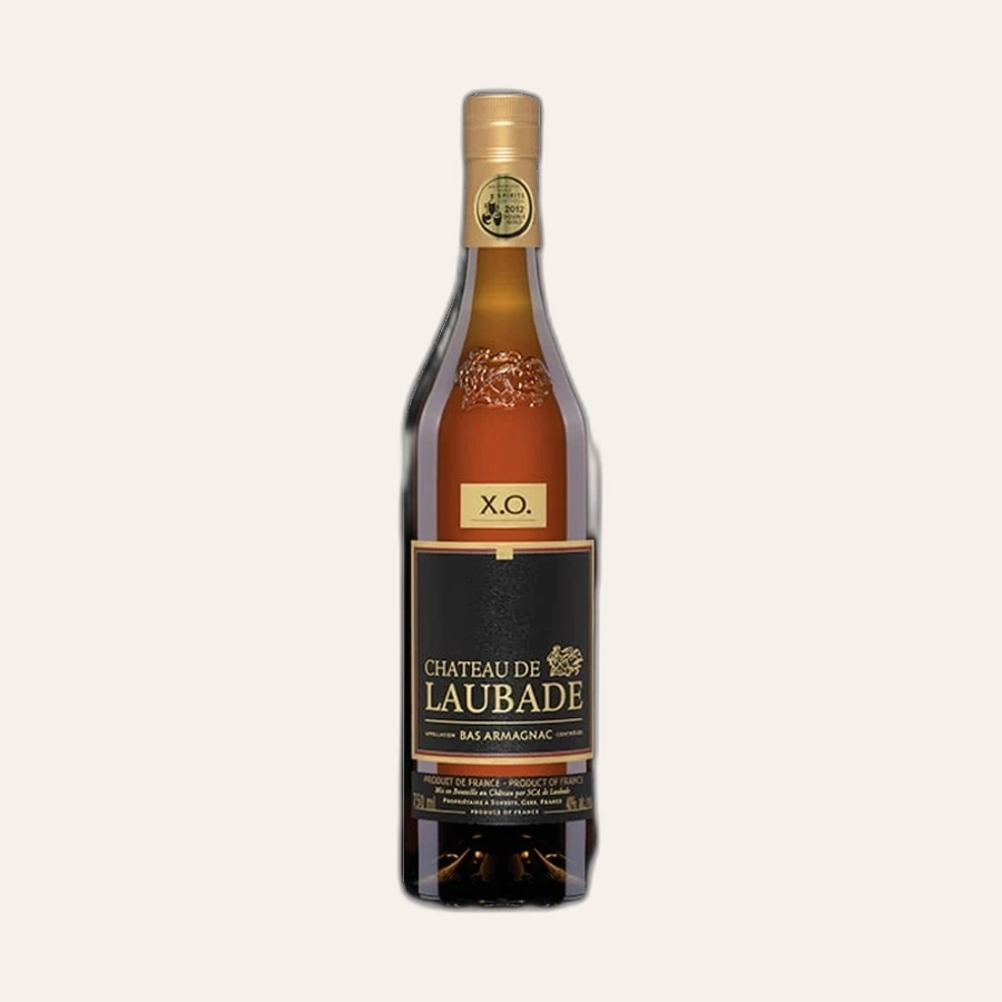 Rượu Brandy Pháp Chateau De Laubade Bas Armagnac Ronde XO