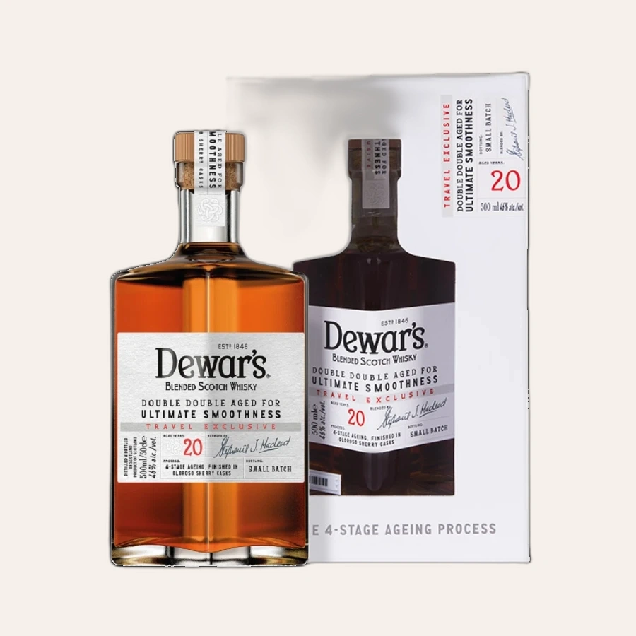 Rượu Whisky Dewar's 20 Year Old Double Double Aged