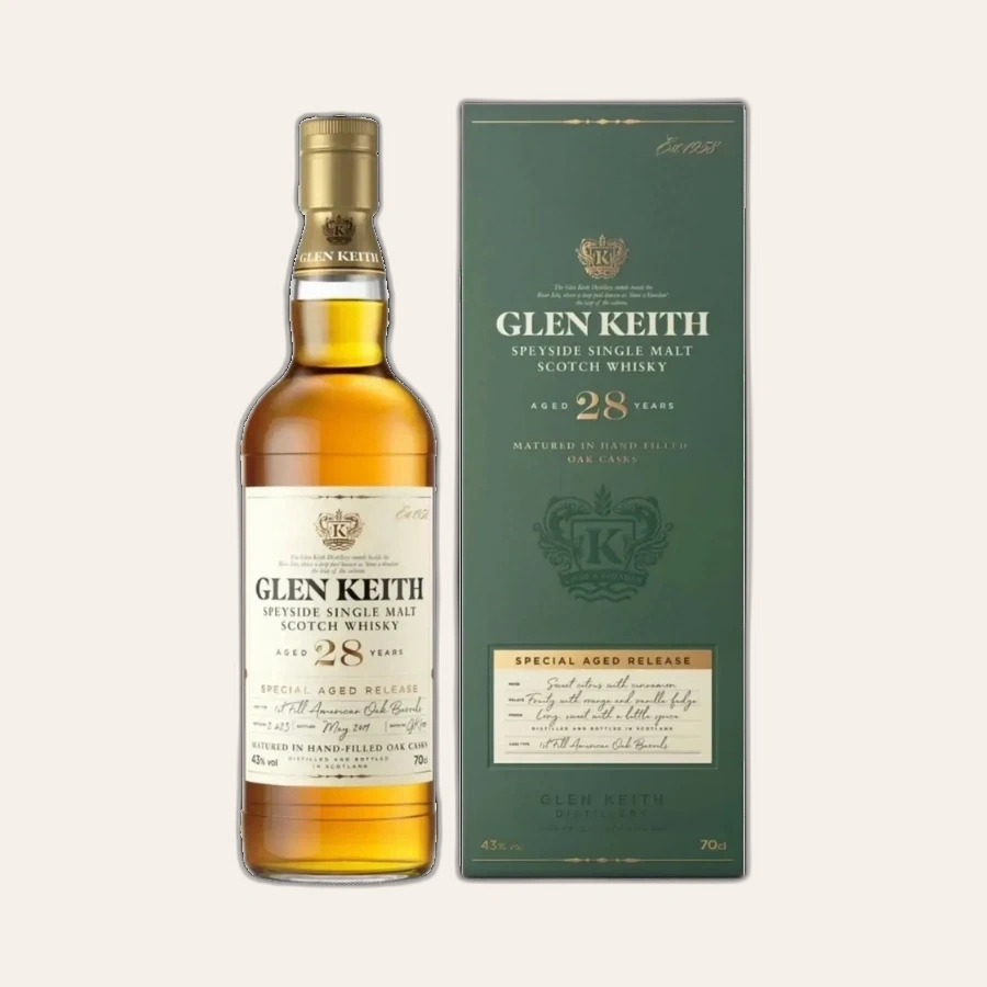 Rượu Whisky Glen Keith 28 Year Old