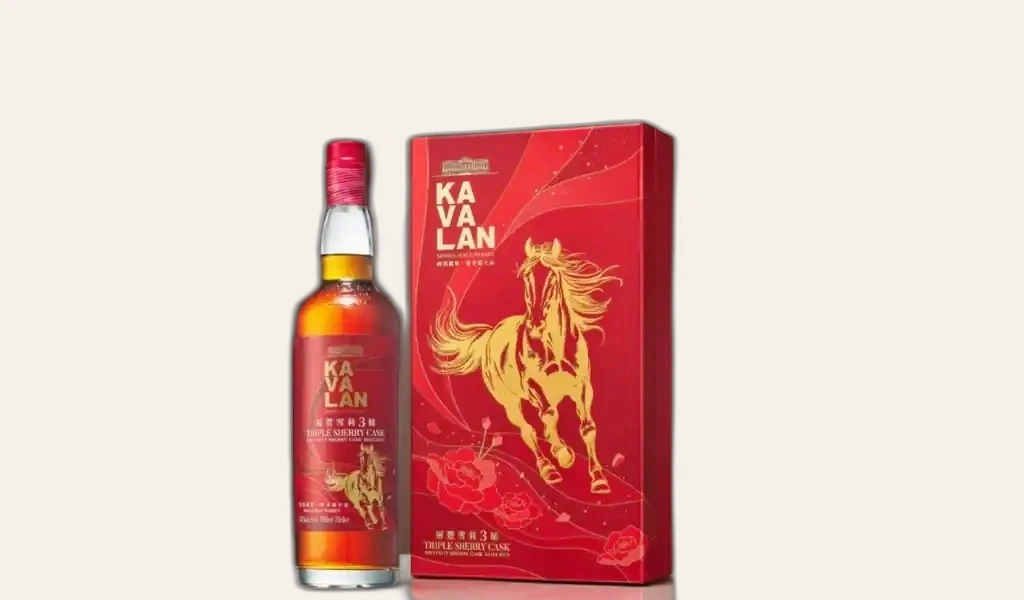 Rượu Whisky Kavalan Triple Sherry Cask Year of The Horse Hộp Quà Tết 2026