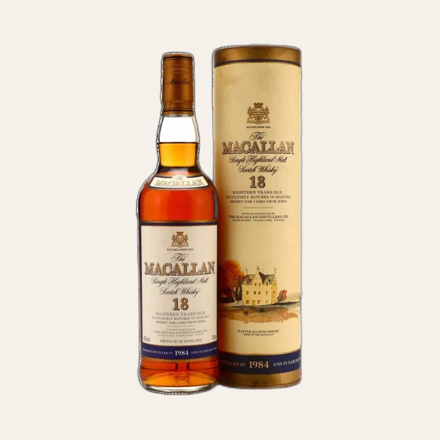 Rượu Whisky Macallan 18 Year Old 1984