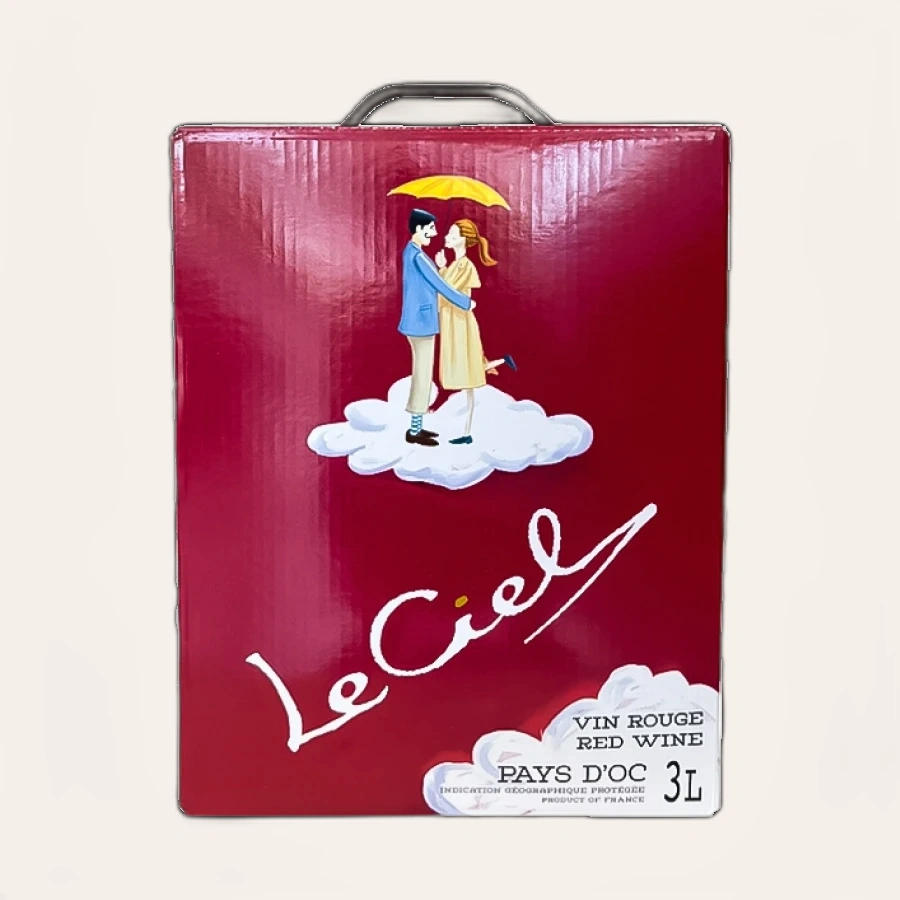 Rượu Vang Bịch Pháp Le Ciel Vin Rouge 3000ml