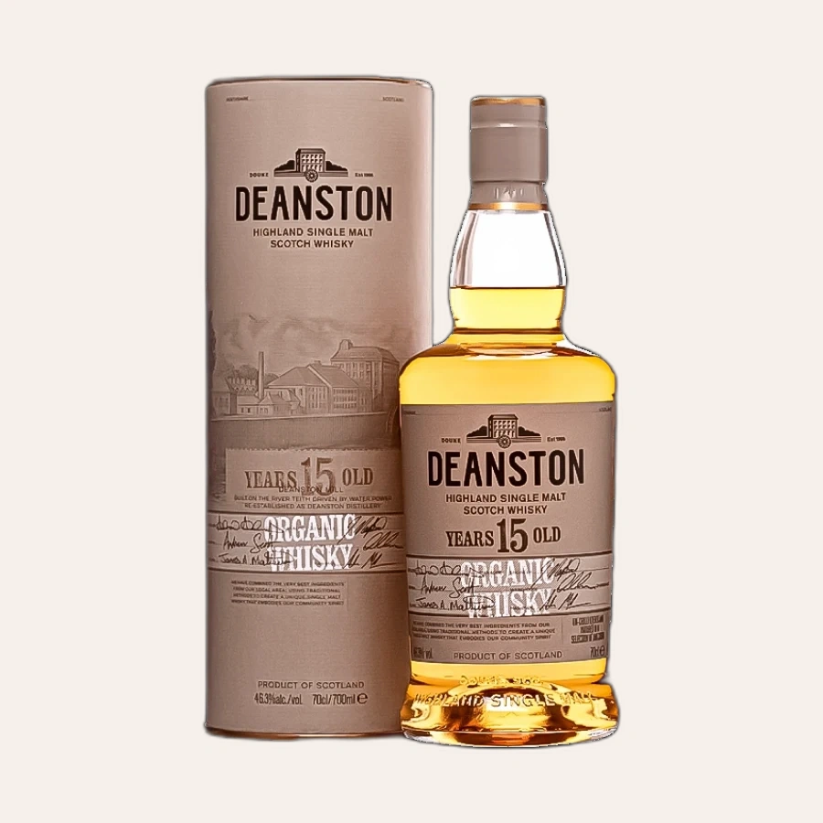 Rượu Whisky Deanston 15 Year Old Organic