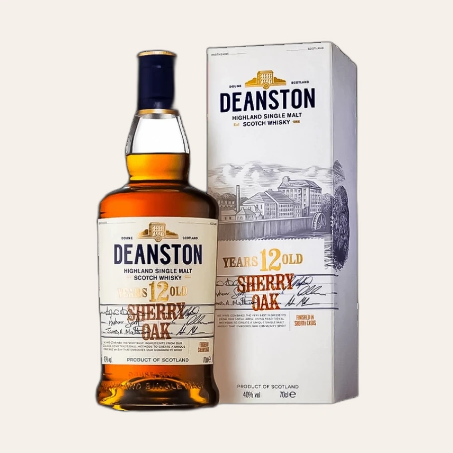 Rượu Whisky Deanston 12 Year Old Sherry Oak Cask