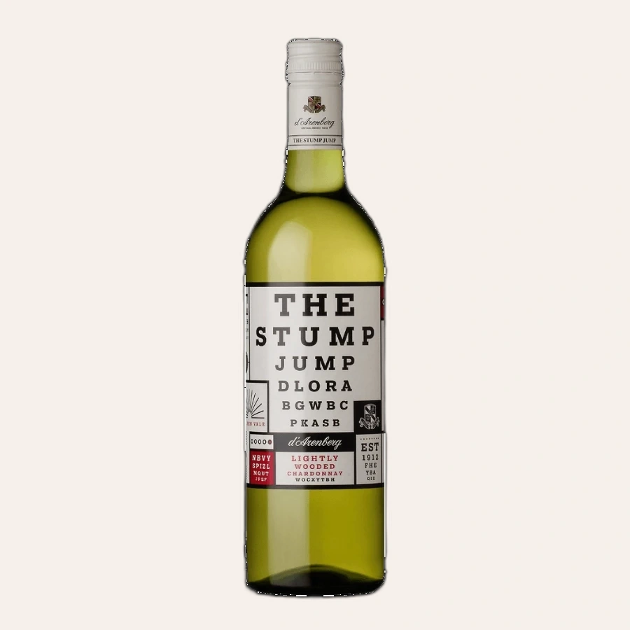 Rượu Vang Trắng Úc D’Arenberg The Stump Jump Lightly Wooded Chardonnay
