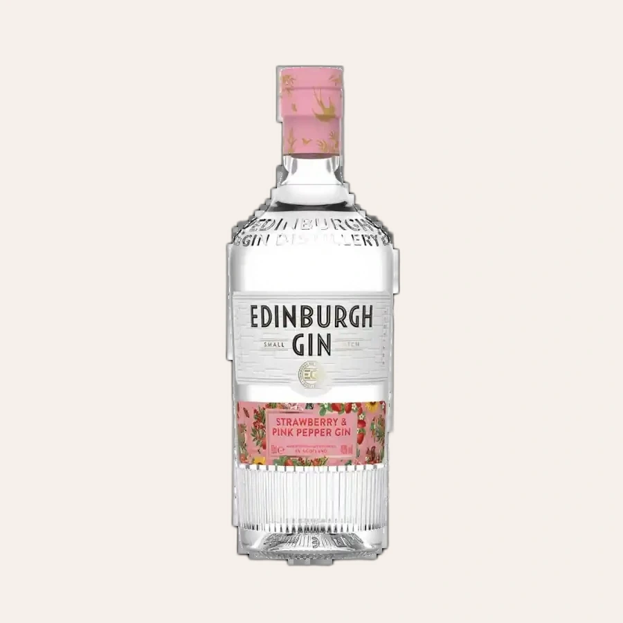 Rượu Gin Scotland Edinburgh Strawberry and Pink Peppercorn Gin 1000ml