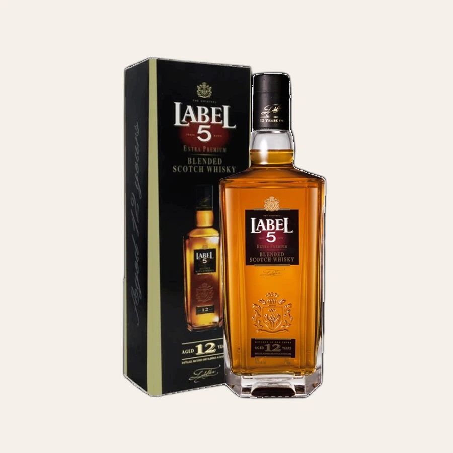 Rượu Whisky Label 5 12 Year Old