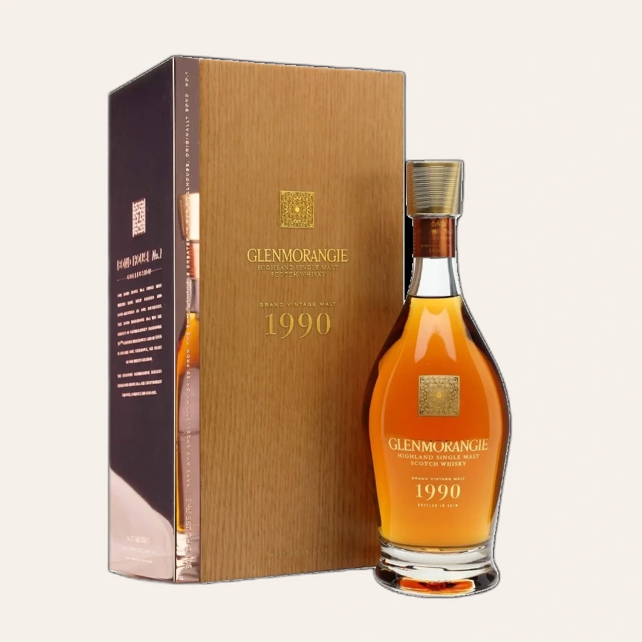 Rượu Whisky Glenmorangie Grand Vintage Malt 1990 Bond House No. 1 Collection