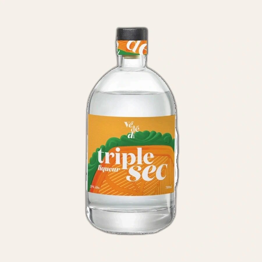 Rượu Liqueur Việt Nam Ve De Di Triple Sec 350ml