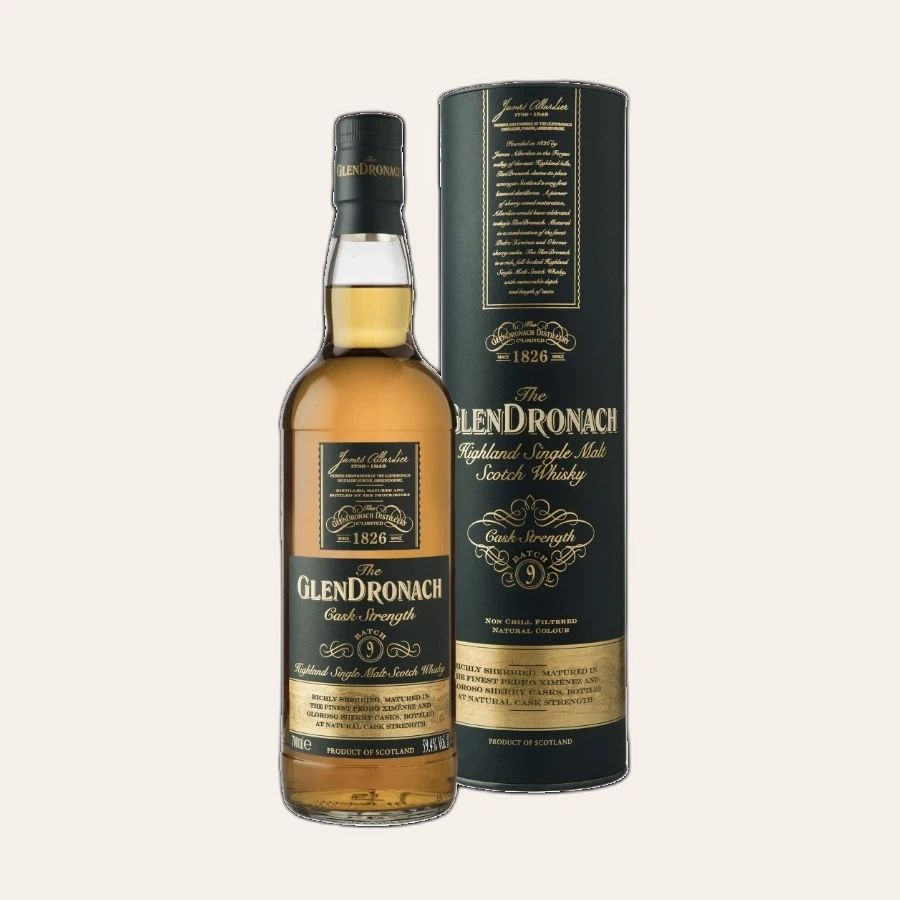 Rượu Whisky Glendronach Cask Strength Batch 9