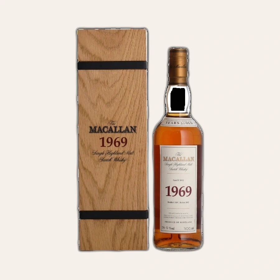 Rượu Whisky Macallan 32 Year Old 1969 Bottled 2002 Fine And Rare