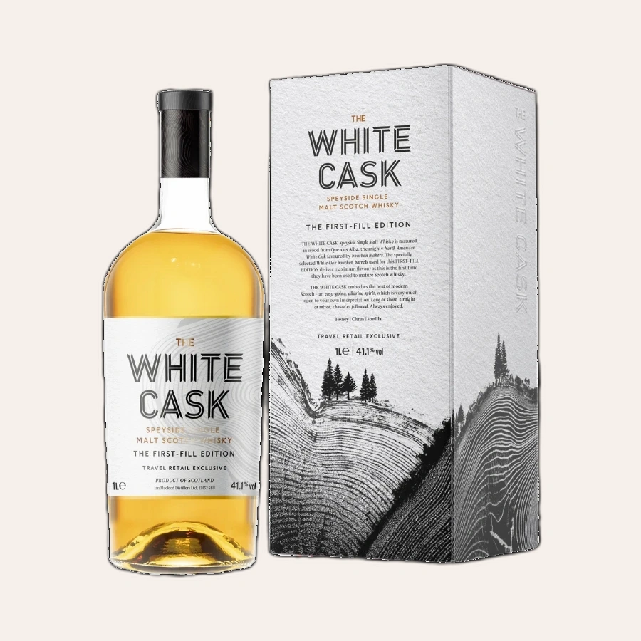 Rượu Whisky The White Cask First Fill Edition Travel Retail Exclusive 1000ml