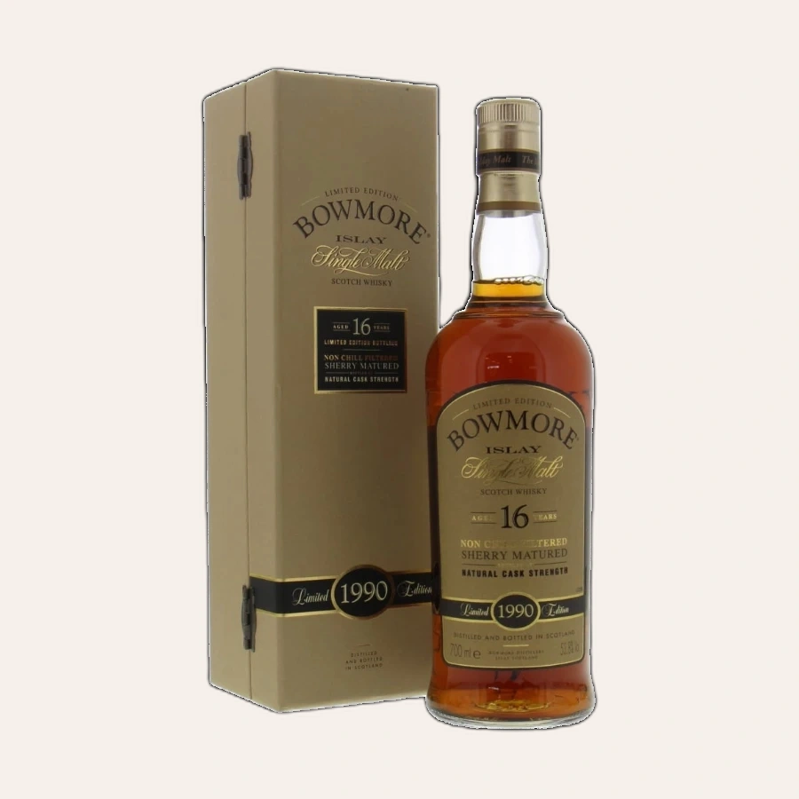 Rượu Whisky Bowmore 16 Year Old 1990