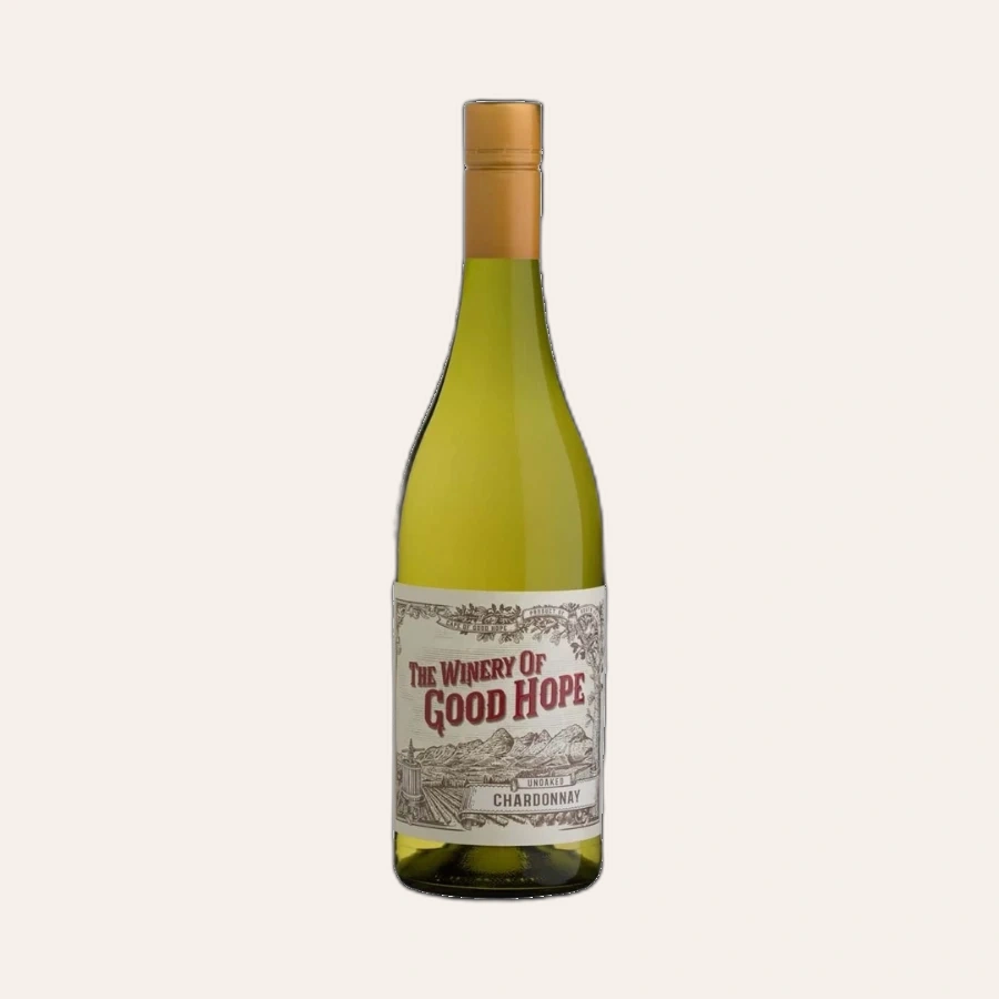 Rượu Vang Trắng Nam Phi The Winery of Good Hope Unoaked Chardonnay