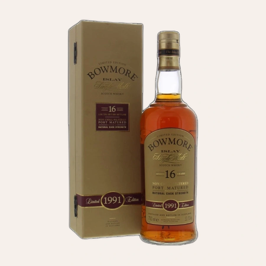 Rượu Whisky Bowmore 16 Year Old 1991