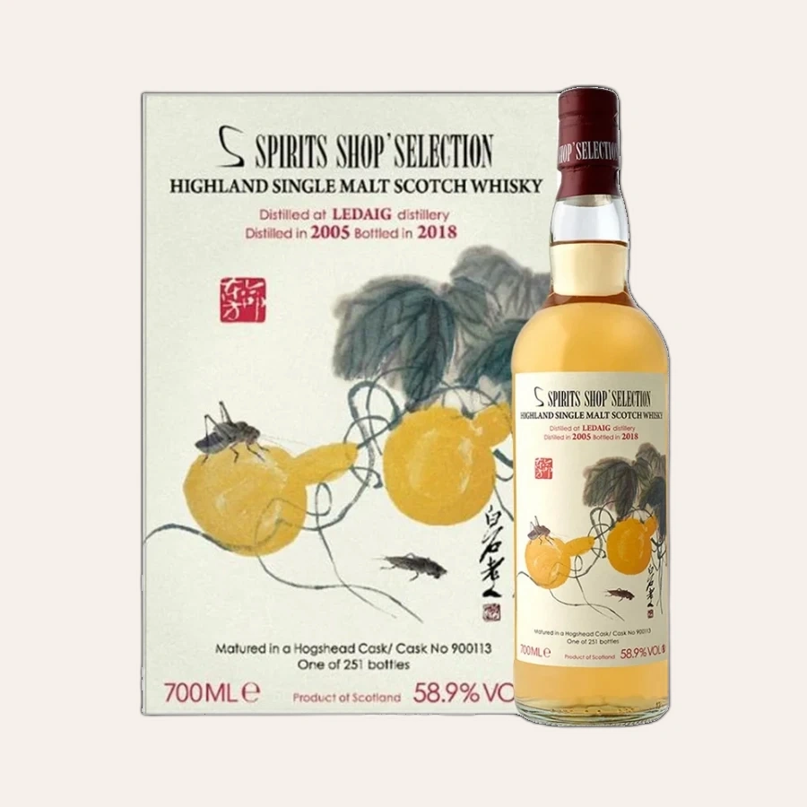 Rượu Whisky Ledaig 12 Year Old 2005 Bottled 2018 Spirits Shop Selection