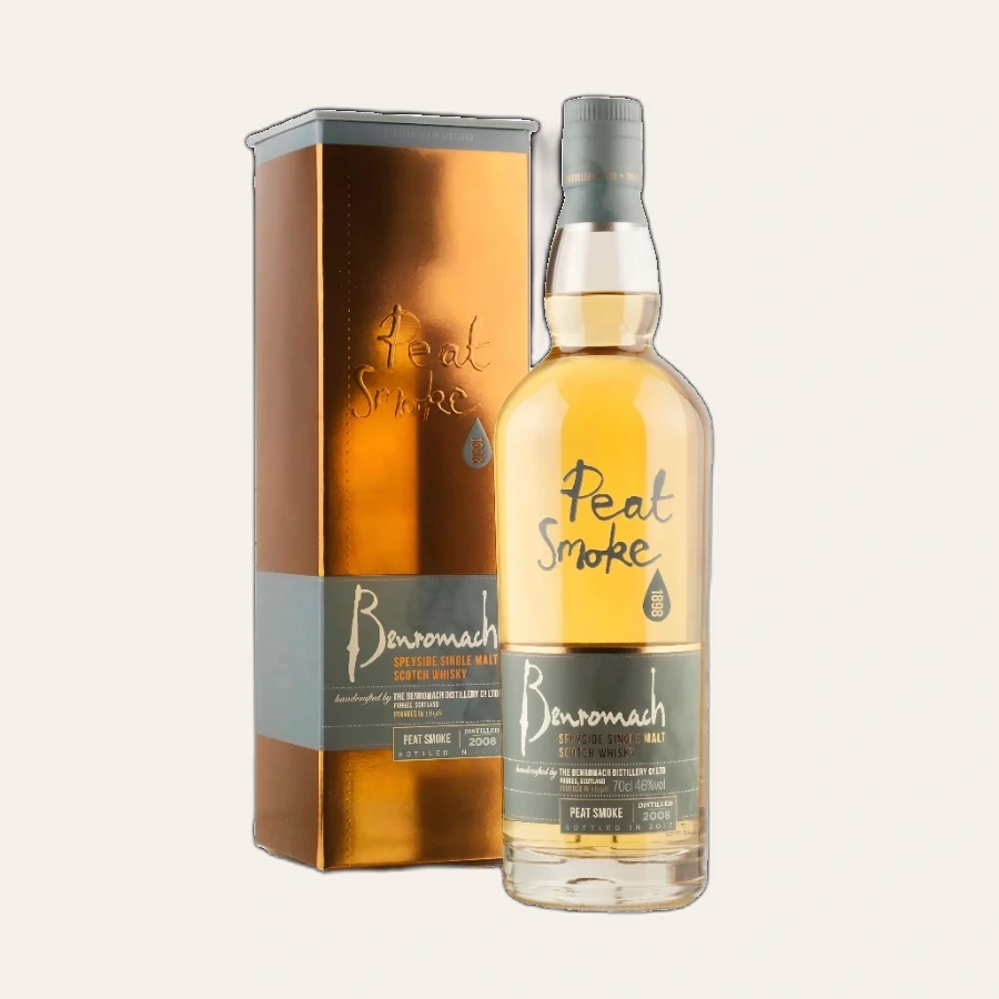 Rượu Whisky Benromach Peat Smoke 2008