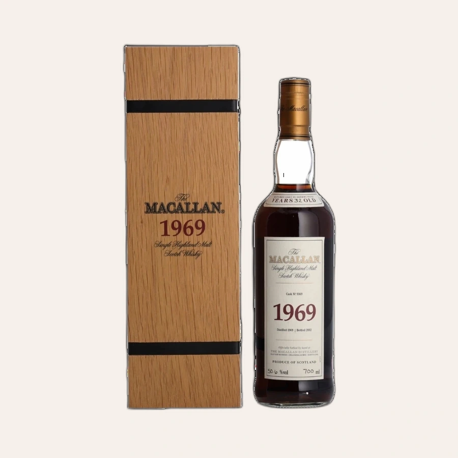 Rượu Whisky Macallan 32 Year Old 1969 Bottled 2002 Fine And Rare