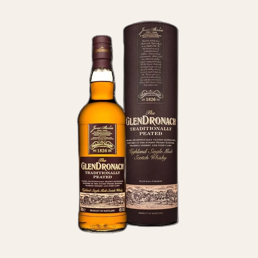 Rượu Whisky Glendronach Traditionally Peated