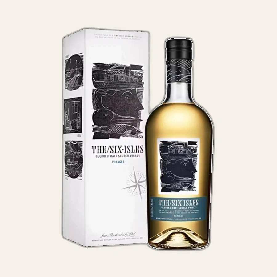 Rượu Whisky The Six Isles Voyager Blended Malt Scotch Whisky 1000ml