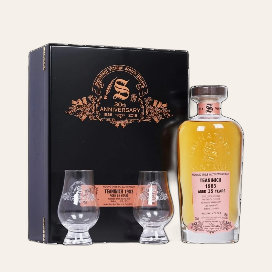 Rượu Whisky Teaninich 35 Year Old 30th Anniversary Signatory Vintage 1983