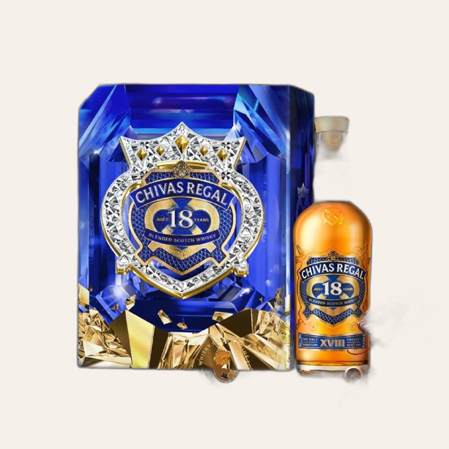 Rượu Whisky Chivas 18 Year Old Gold Signature Phiên Bản Hộp Quà Tết 2025