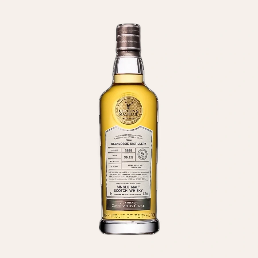 Rượu Whisky Glenlossie 20 Year Old Gordon & Macphail 1998