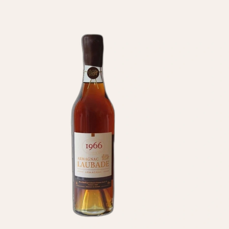 Rượu Brandy Pháp Chateau Laubade Bas Armagnac 1966
