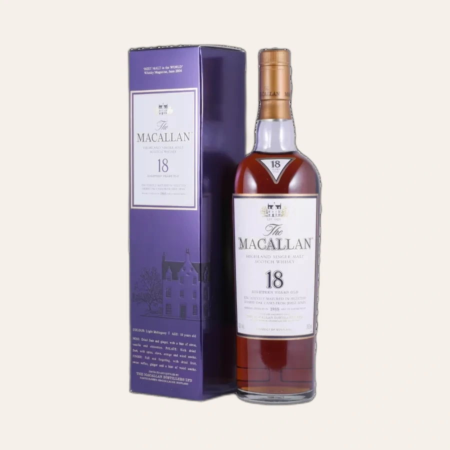 Rượu Whisky Macallan 18 Year Old 1988