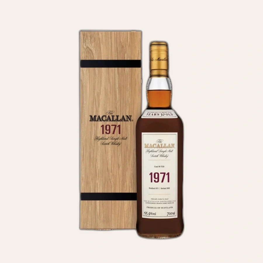 Rượu Whisky Macallan 30 Year Old 1971 Bottled 2002 Fine And Rare