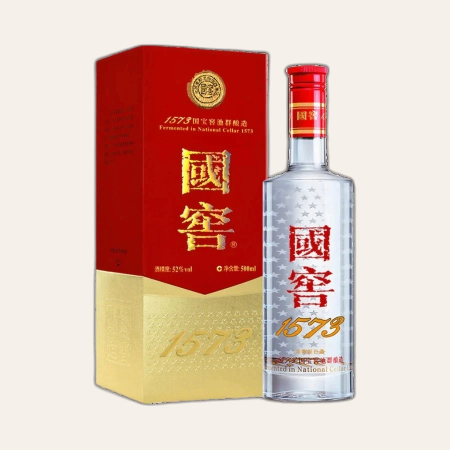 Rượu Lô Châu Lão Kiệu Quốc Khố 1573 52%/ 泸州老窖-国窖1573/ Luzhou Laojiao Guojiao 1573