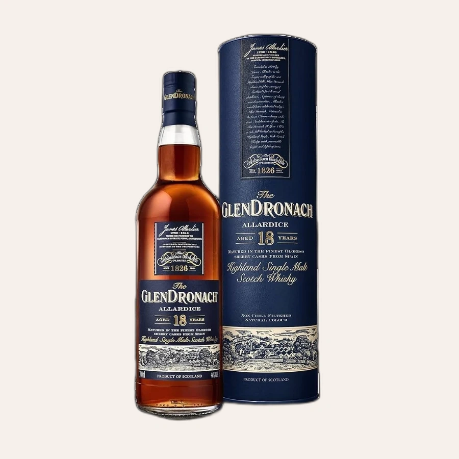Rượu Whisky Glendronach 18 Year Old