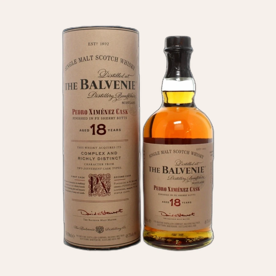 Rượu Whisky Balvenie 18 Year Old Pedro Ximenez Cask