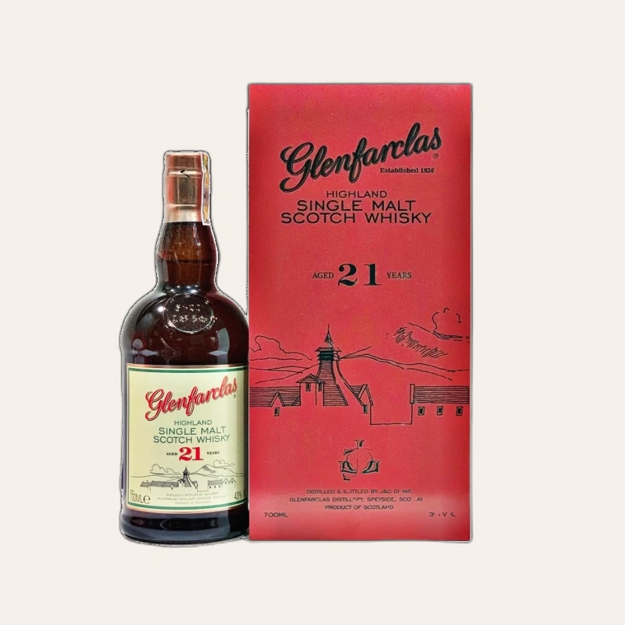 Rượu Whisky Glenfarclas 21 Year Old Hộp Gỗ