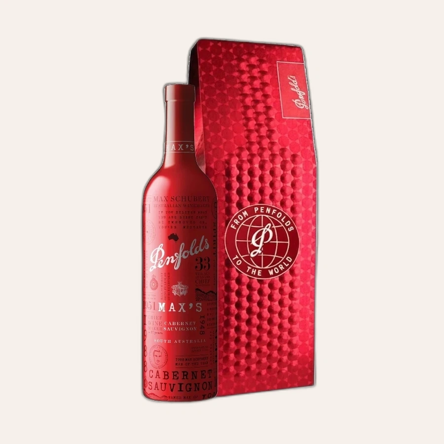 Rượu Vang Đỏ Úc Penfolds Max's Range Hộp Quà Tết 2026
