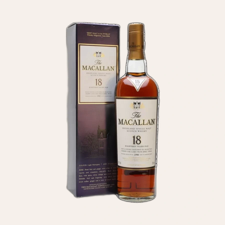 Rượu Whisky Macallan 18 Year Old 1990
