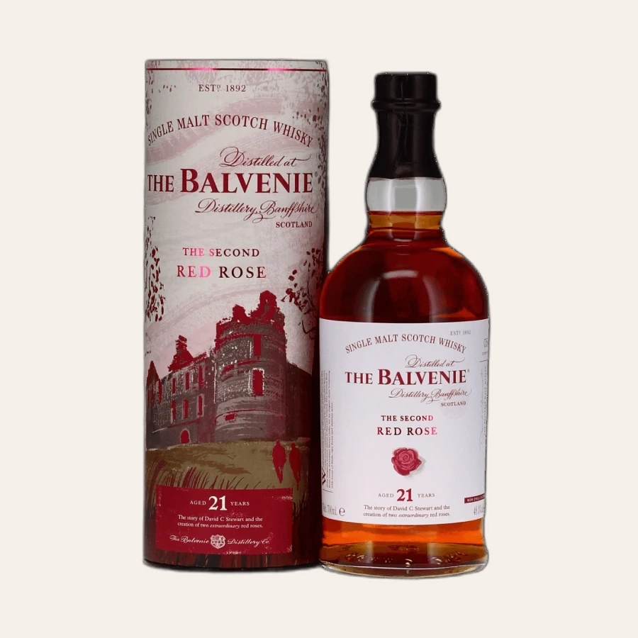 Rượu Whisky The Balvenie 21 Year Old The Second Red Rose