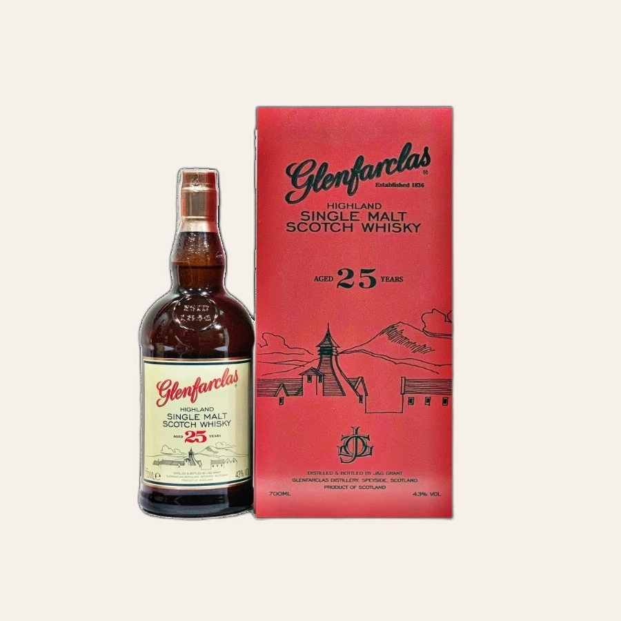 Rượu Whisky Glenfarclas 25 Year Old Hộp Gỗ